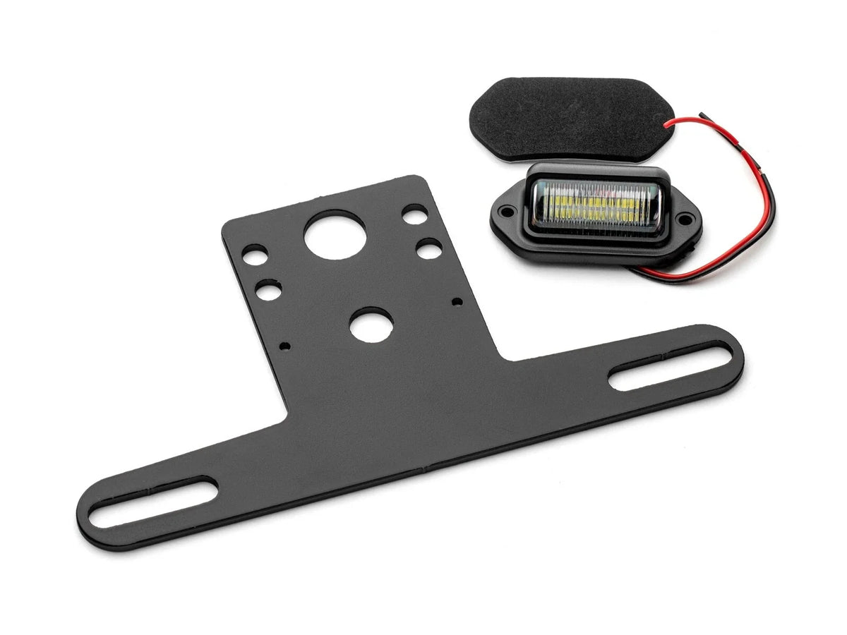 License Plate Holder with Lights for Universal ATV UTV
