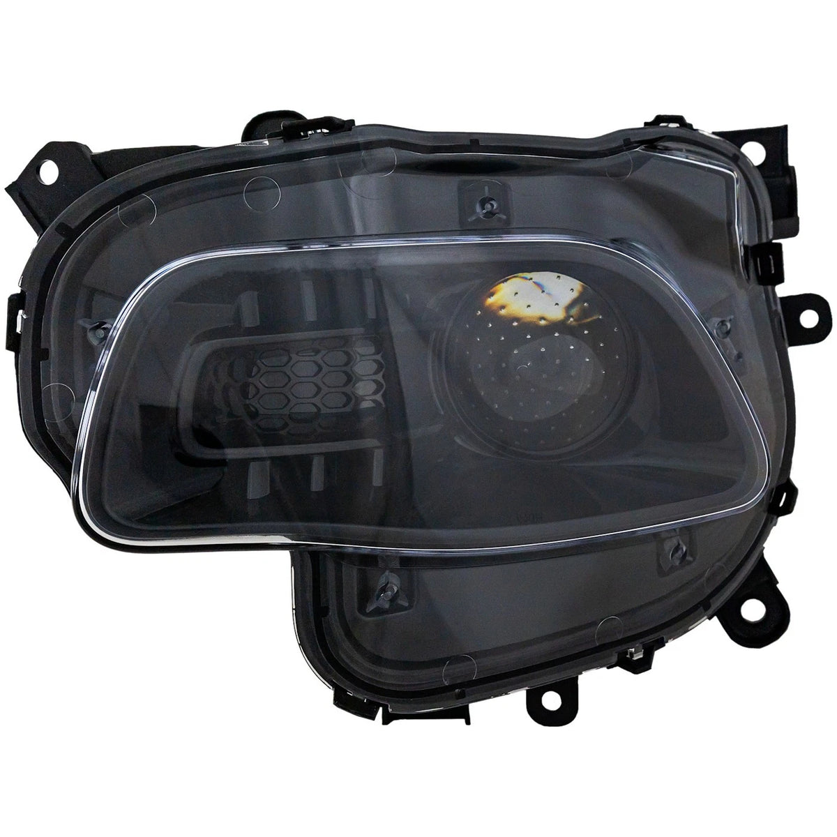 Driver Side Headlight for Jeep Cherokee (2014–2018) Halogen Black