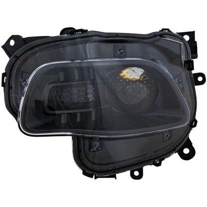 Driver Side Headlight for Jeep Cherokee (2014–2018) Halogen Black