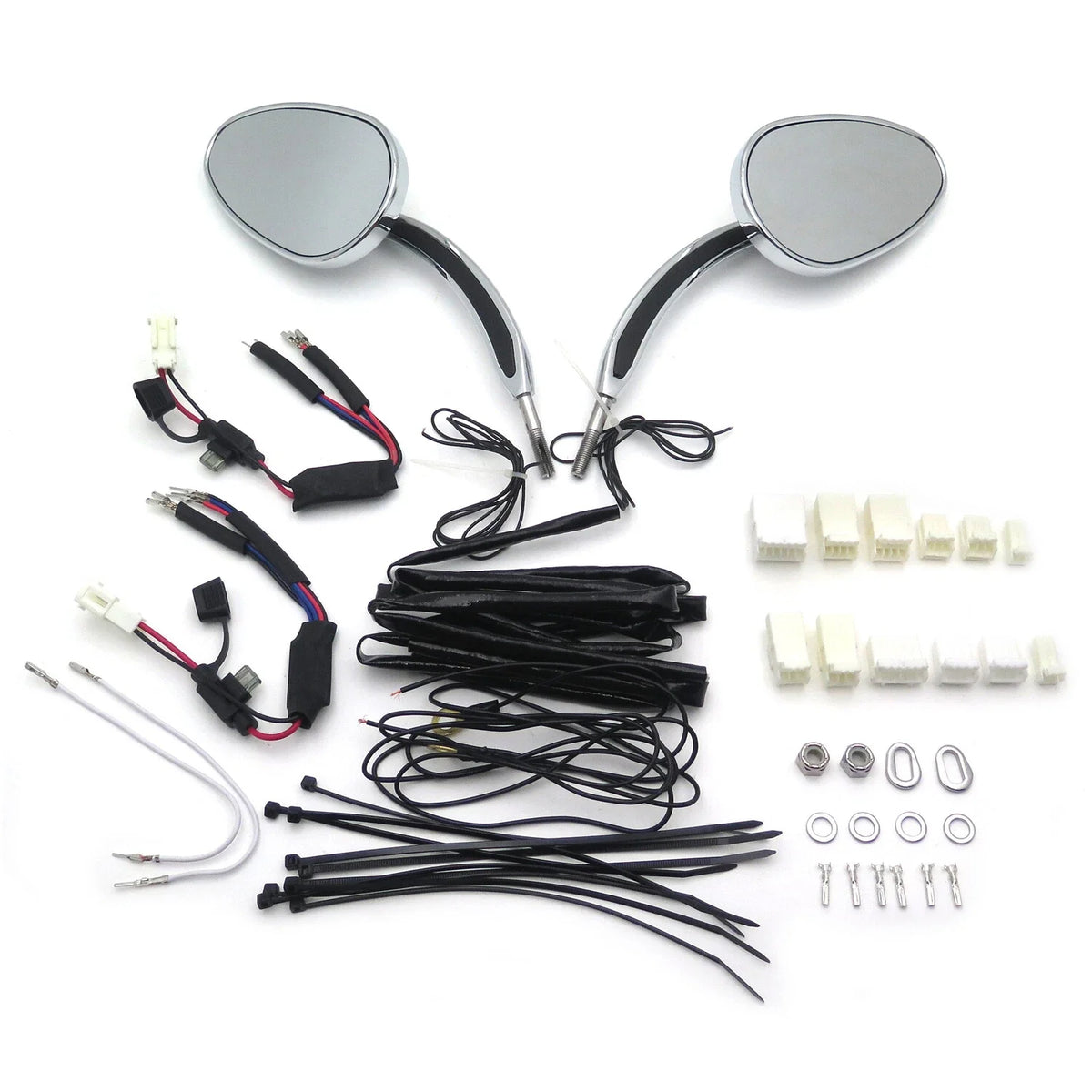 LED Turn Signals Mirror with Integrated Arrow for Harley CVO Limited 2015-2021