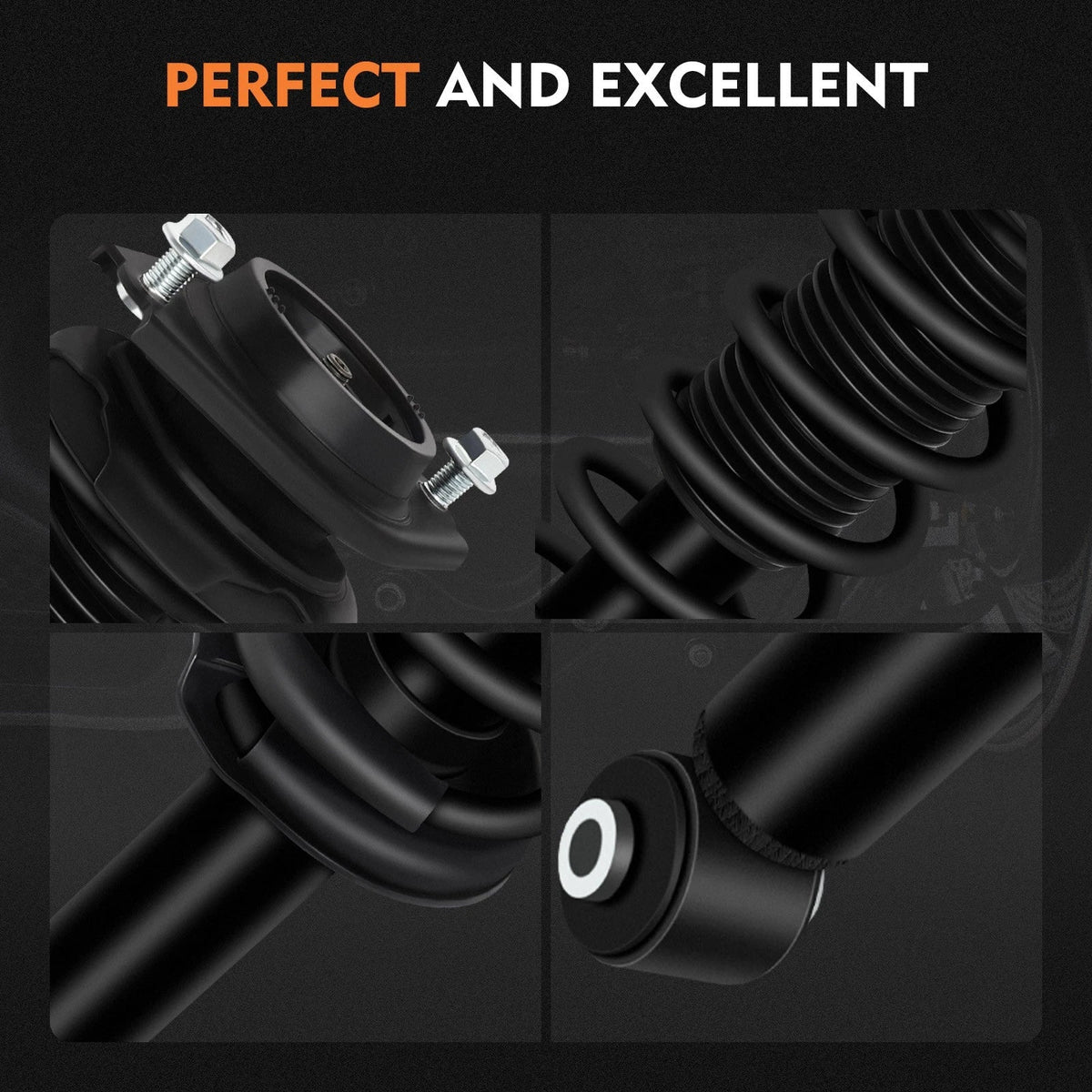 2 Pcs Rear Struts, Shocks, Springs & Mount Set for Forester 2009-2013
