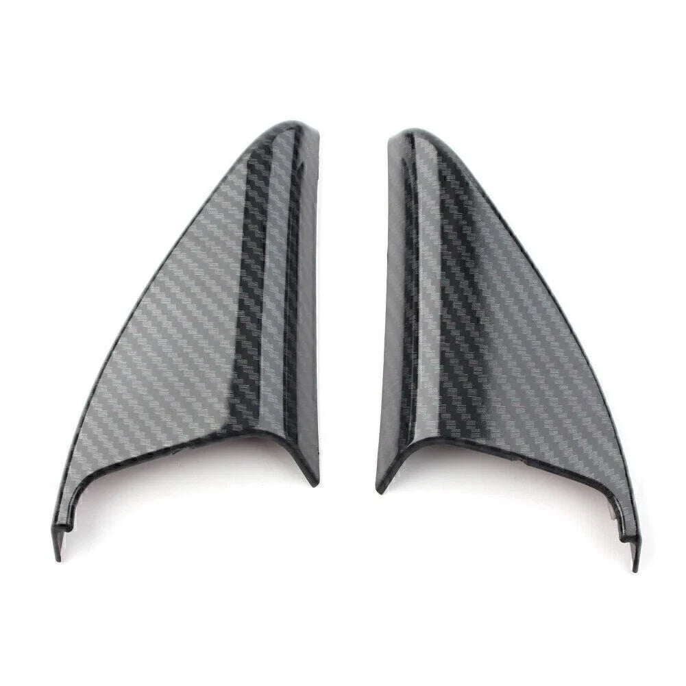 Carbon Look A Pillar Triangle Frame Cover Trim for Benz A-Class A220 (2019)