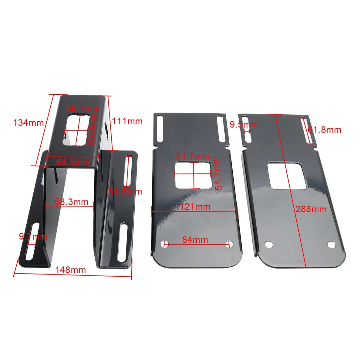 Adjustable Fairing Mount Brackets Kit for Touring Road Glide (2004–2018)