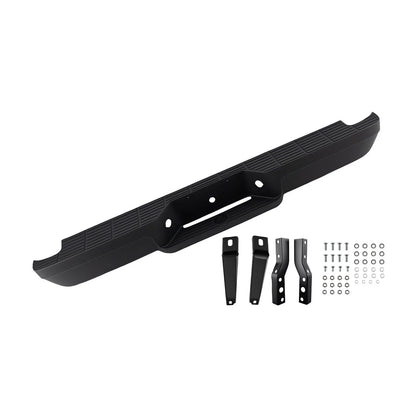 Rear Bumper Assembly - Black Steel Bolt-On for Ford Ranger 1993-2011