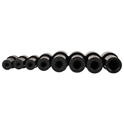 8-Piece Tap Socket Set for NPT Threads 1/8"-3/4