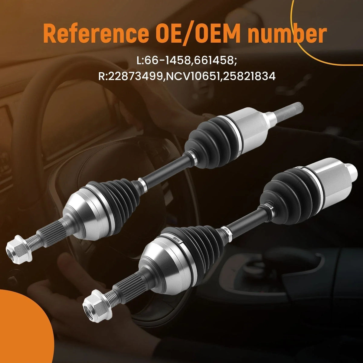 Front CV Axle Shaft Assembly for Malibu (2008–2012)