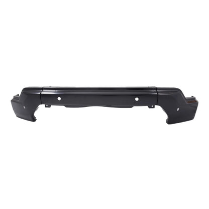 Black Steel Front Bumper with Sensor Holes for 2019-2021 GMC Sierra 1500