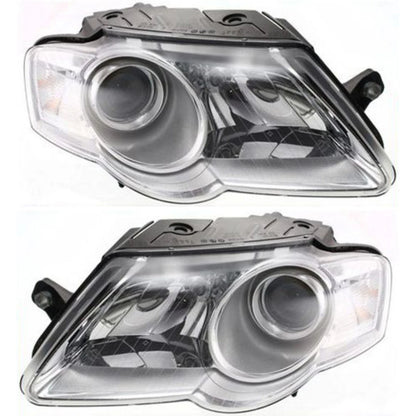 Headlight Set for Volkswagen Passat (2006–2010) Driver & Passenger Side