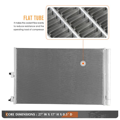 Aluminum A/C Condenser for Mercedes AMG CLA45 GLA45 2014-2020