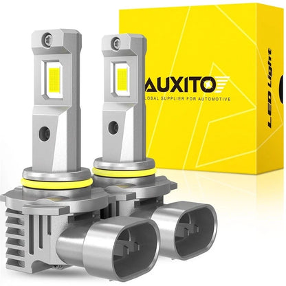 60000LM AUXITO H10 LED Fog Light Bulbs 9145 6500K
