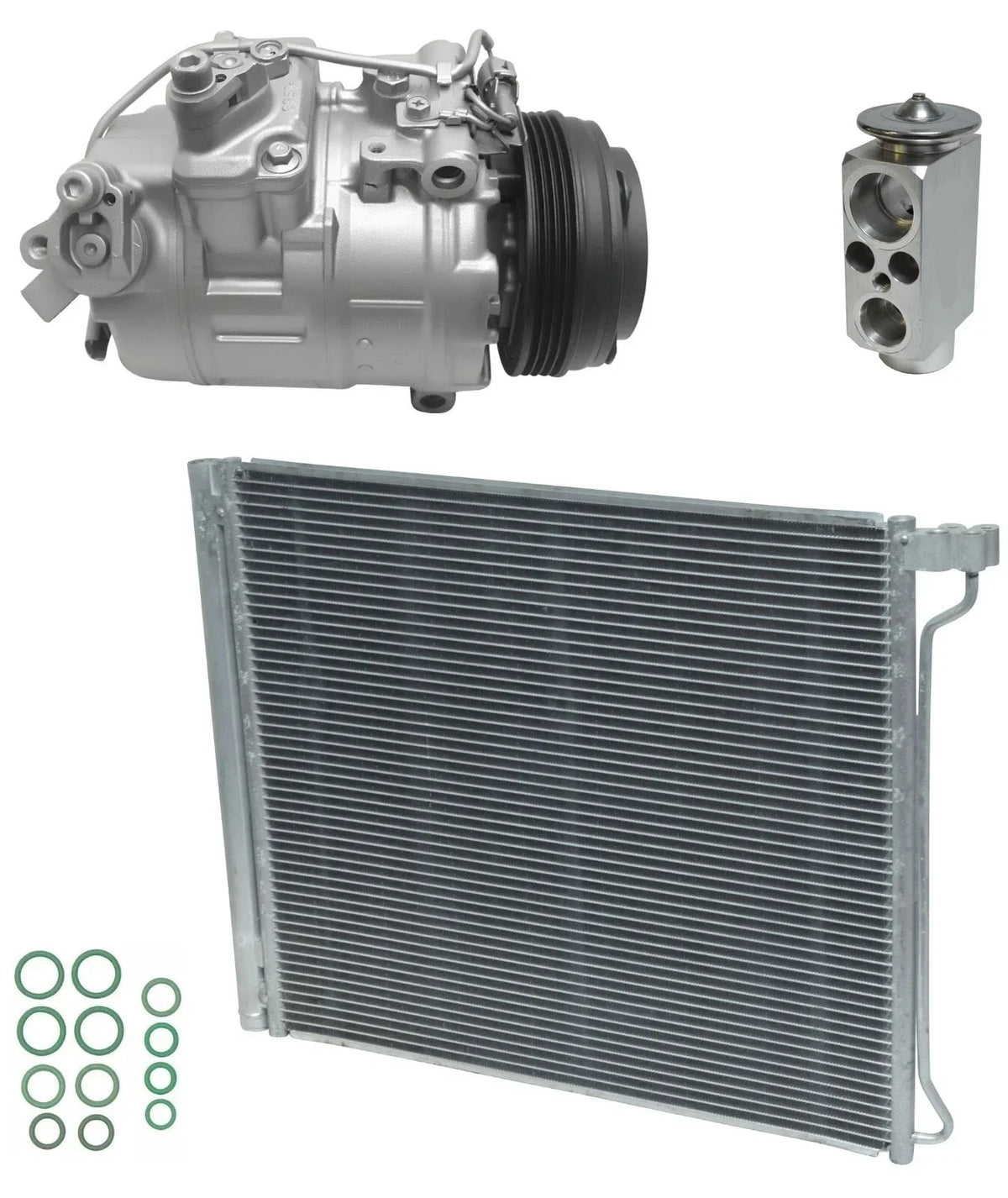 AC Compressor Kit With Condenser for BMW X5 4.4L Turbo (2016–2018)