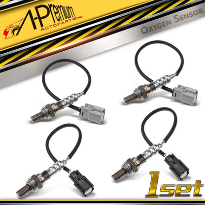 Set of 4 O2 Oxygen Sensors for Ford Fusion Lincoln MKZ