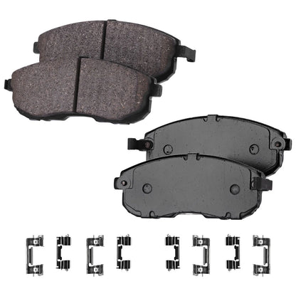 Front Ceramic Brake Pad Set for Nissan Sentra (2007–2010)