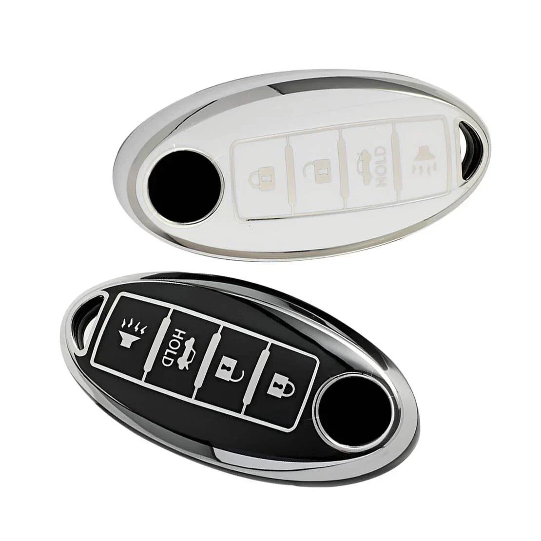 4 Button TPU Key Cover Case for Rogue, Sentra, Juke, Leaf, Micra