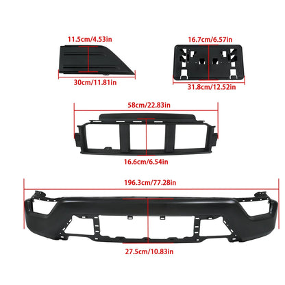 5-Piece Front Bumper Components for Ford F150 (2021–2023)