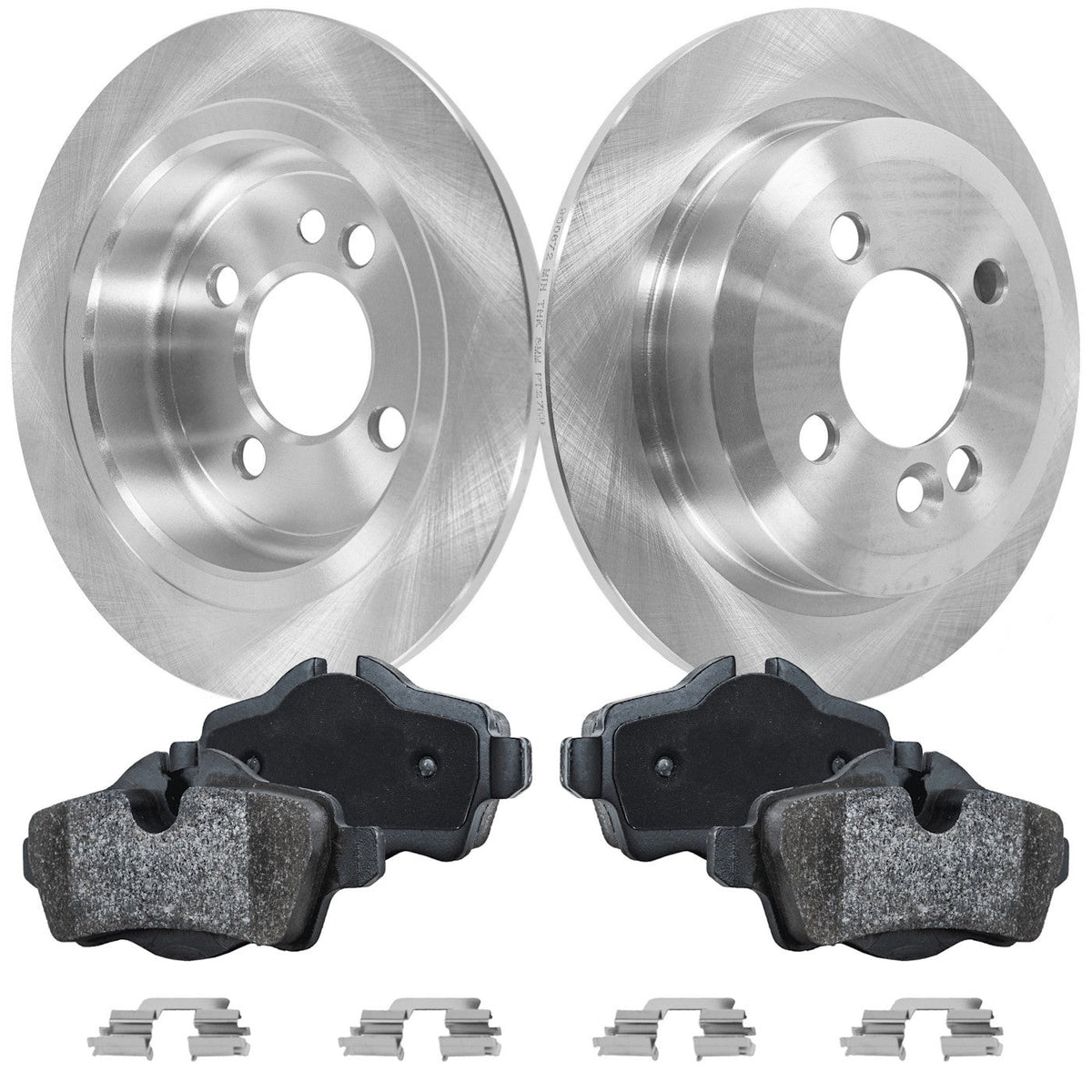Rear Brake Disc Rotors and Pads Kit for Mini Cooper (2007–2015)