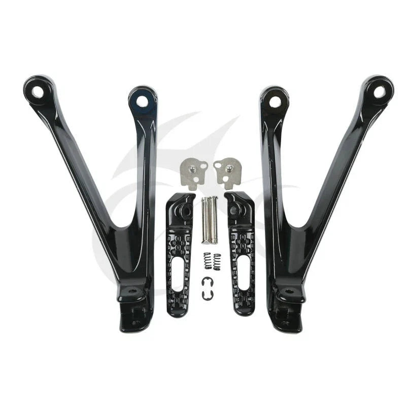 Rear Passenger Footrests Footpeg Pegs Bracket for Honda CBR1000RR (2008–2016)