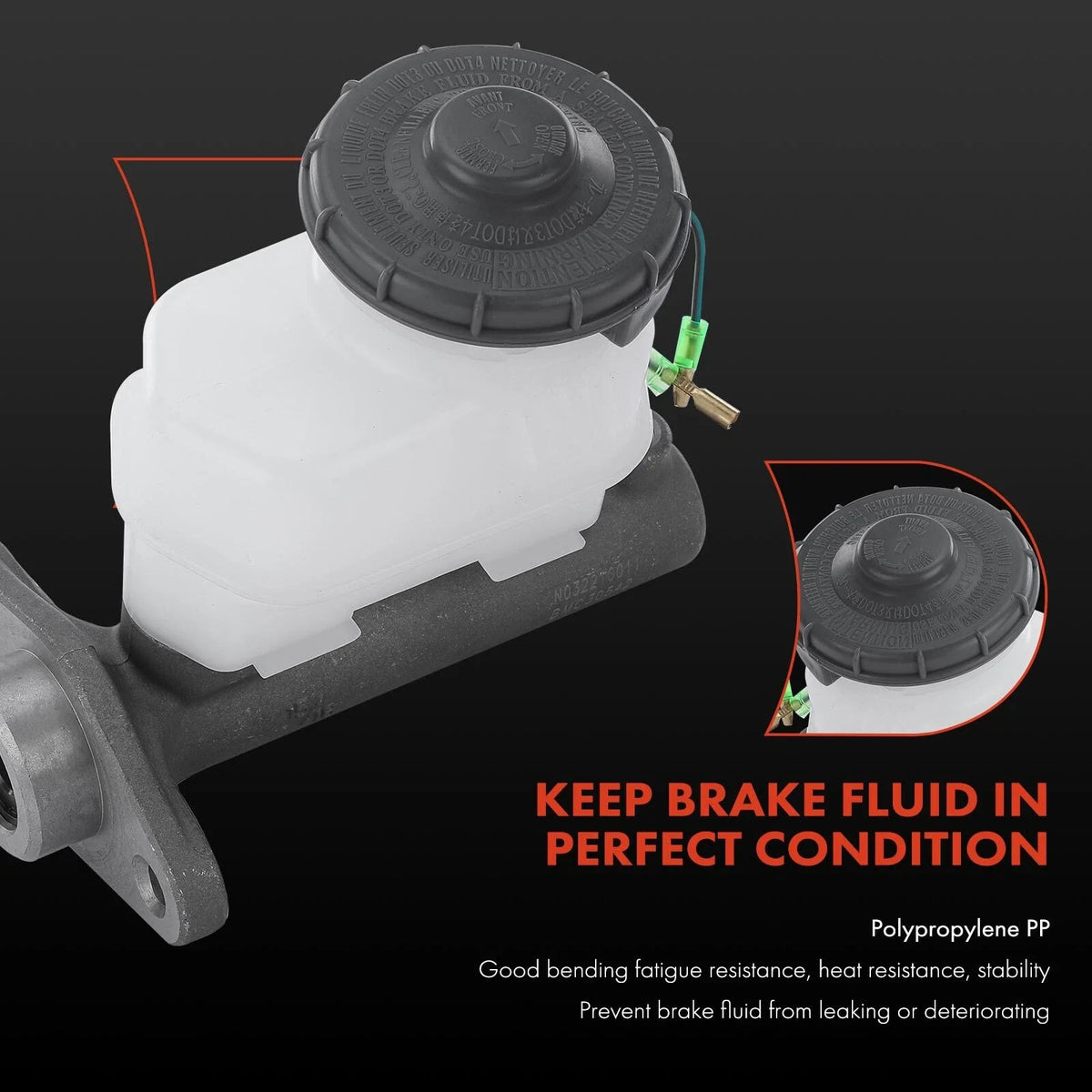 Brake Master Cylinder & Reservoir with Sensor for Honda CR-V 1999-2001