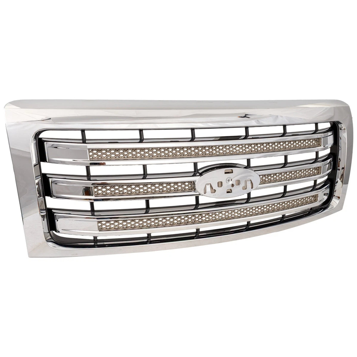 Grille Assembly for Ford F-150 (2013–2014) King Ranch Chrome CAPA