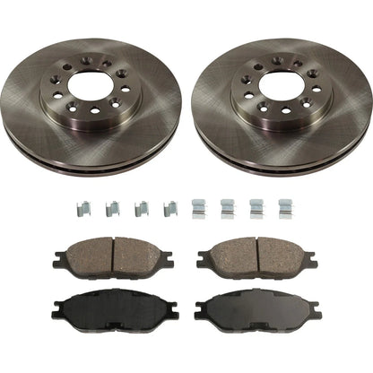 Front Brake Disc Rotors and Pads Kit for Ford Windstar (1999–2003)