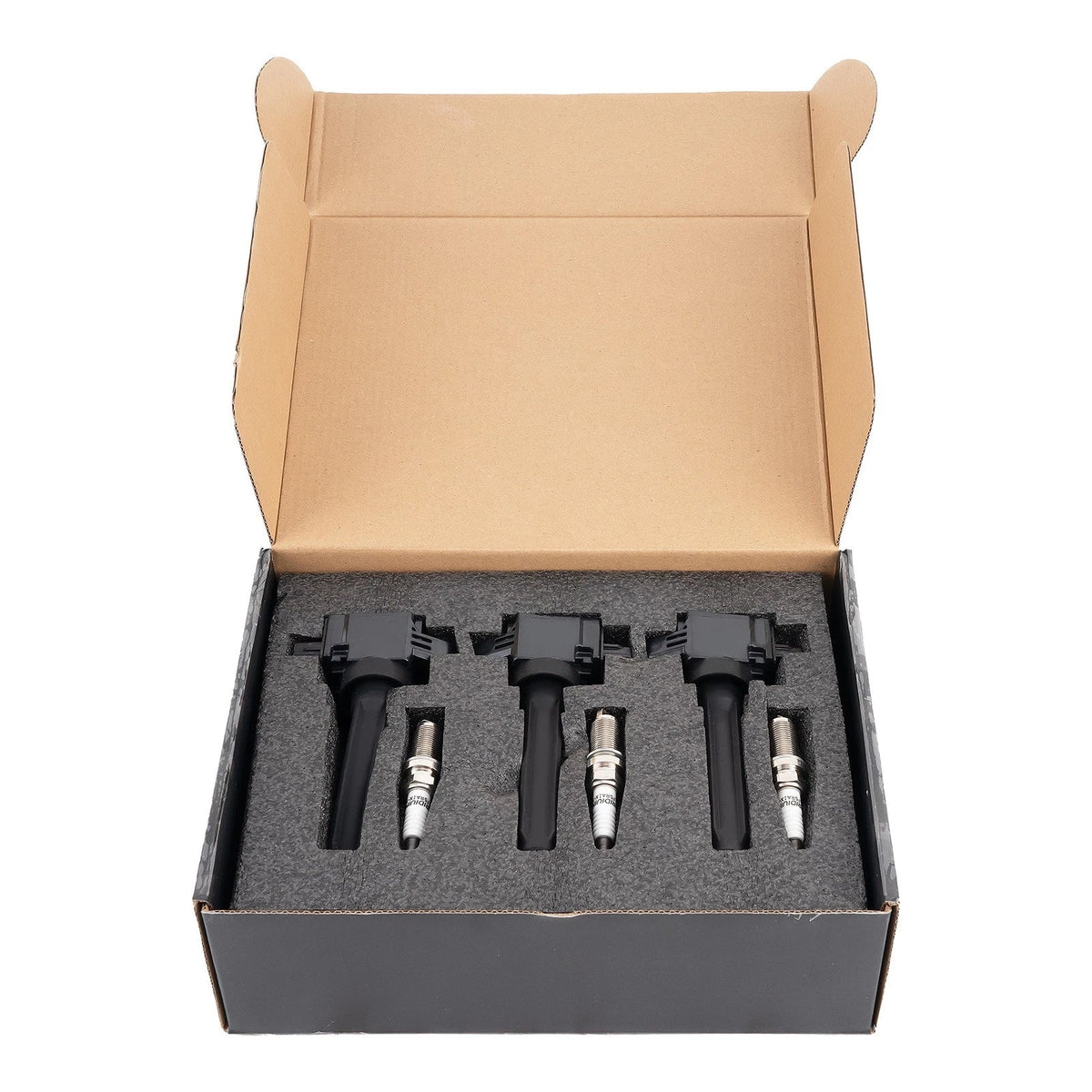 3 Ignition Coils + Spark Plugs for Mitsubishi Mirage L3 1.2L (2014-2015)