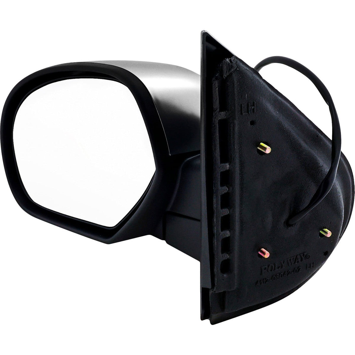 Manual Folding Chrome Left Power Mirror for Chevrolet Silverado 1500 2007-2013