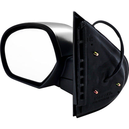 Manual Folding Chrome Left Power Mirror for Chevrolet Silverado 1500 2007-2013