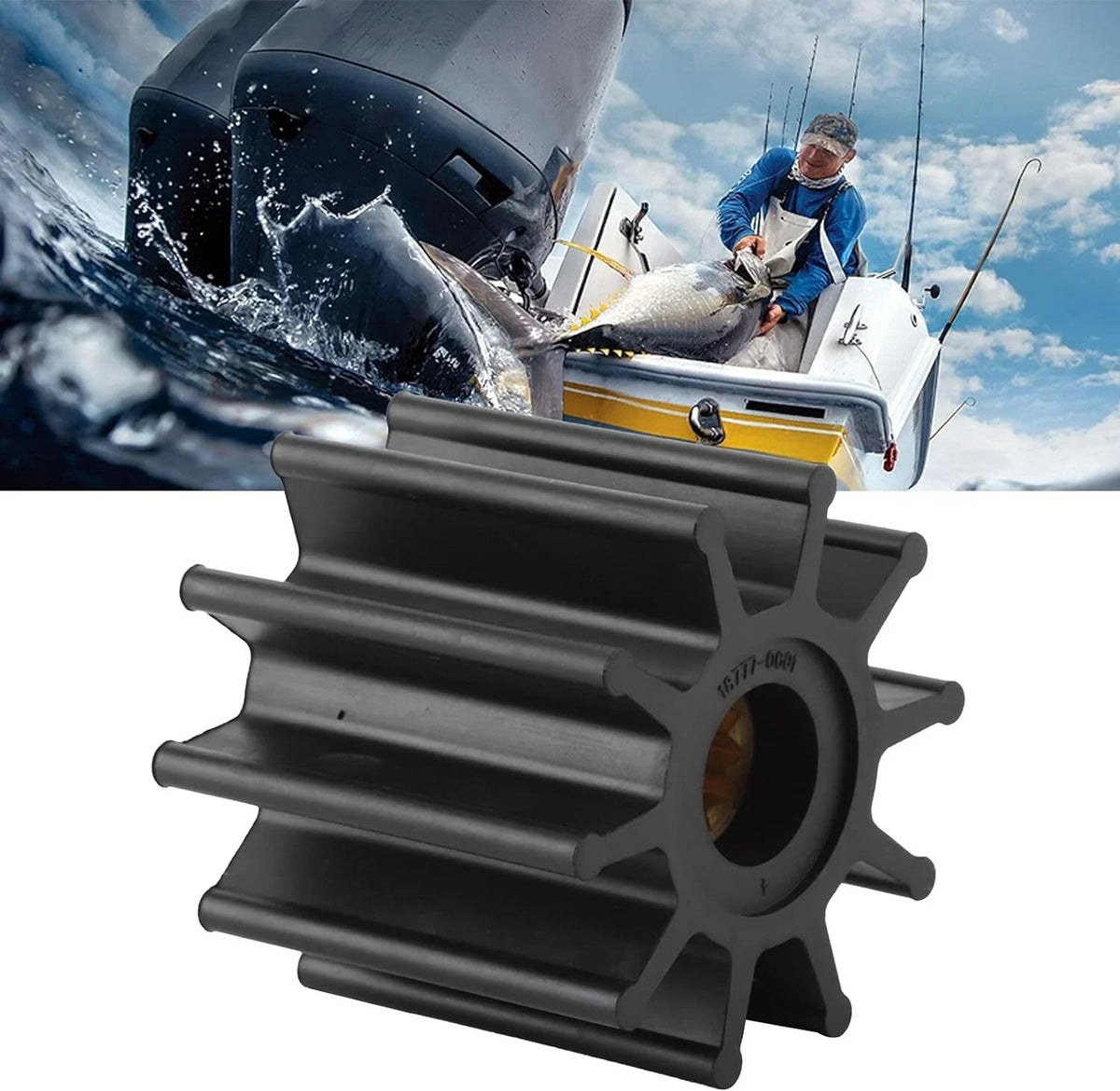 Water Pump Impeller Compatible with GM Bedford 381, 466, 500