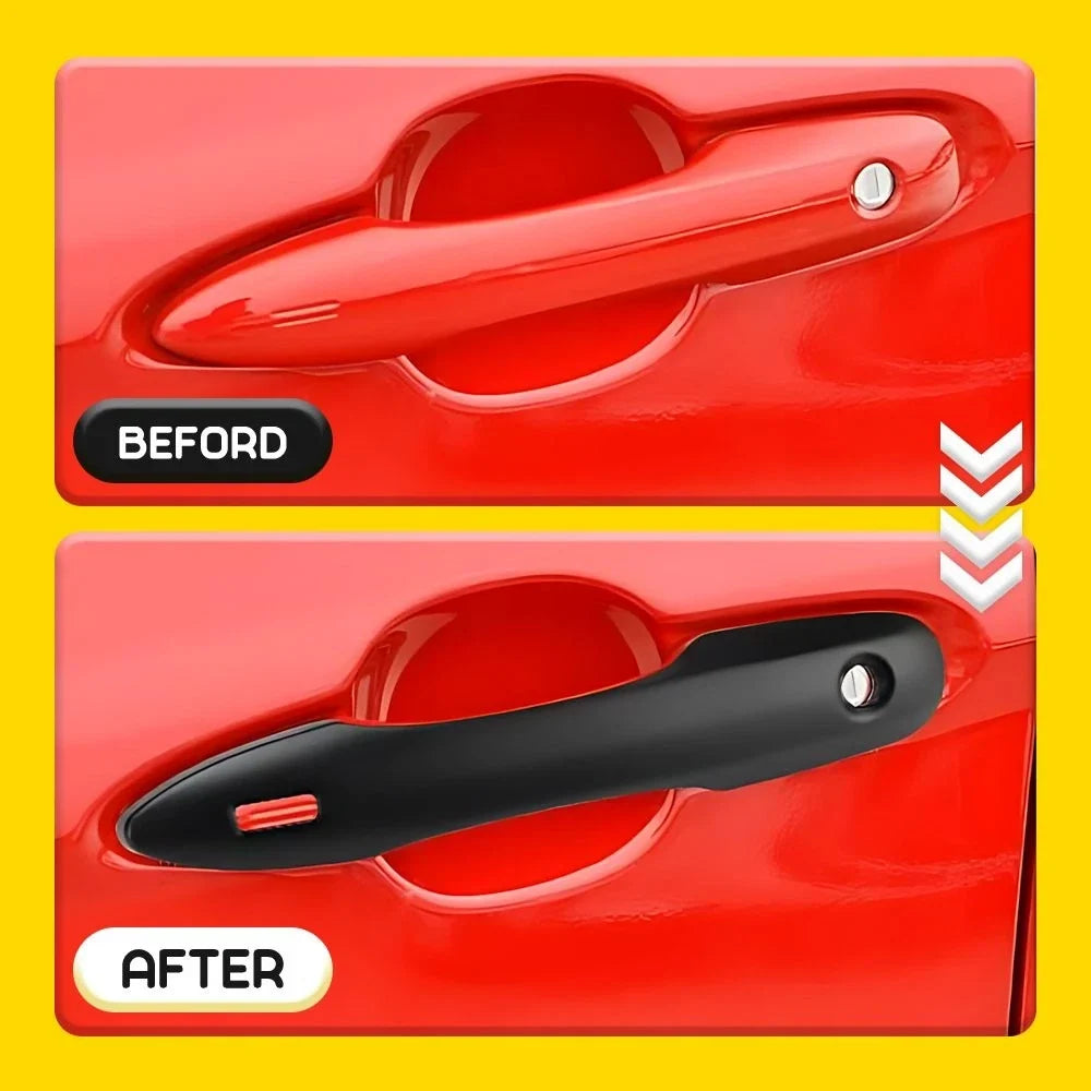 4X Door Handle Cover Trim for Toyota Camry (2018–2025) Black EV