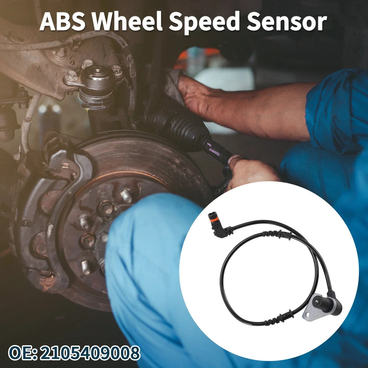 Wheel Speed Sensor ABS for Mercedes-Benz E420 1997-1999