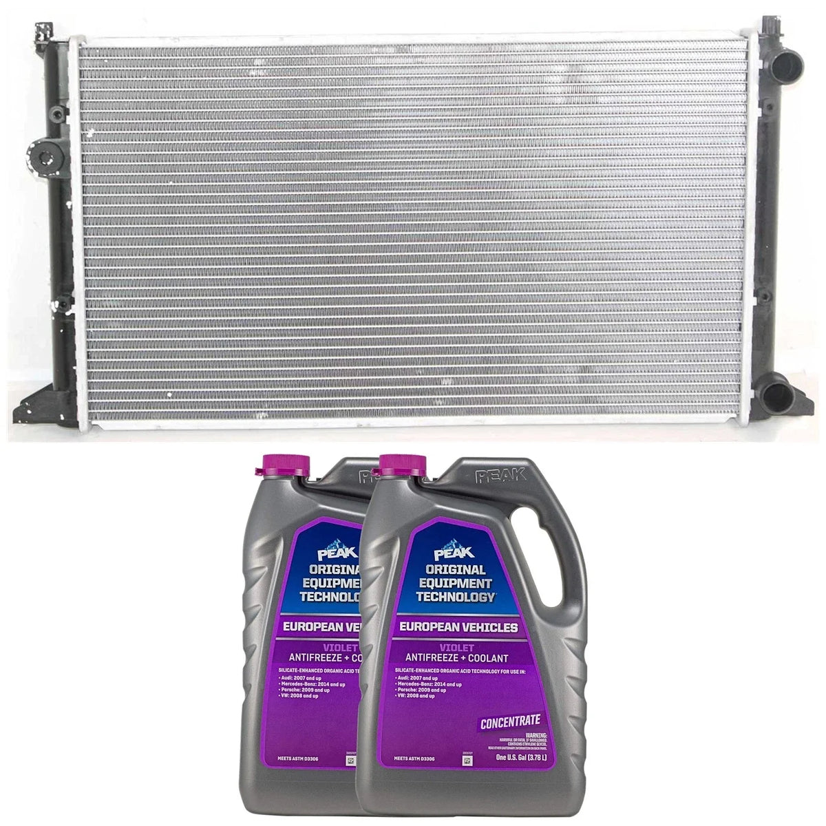 1995-1997 Radiator for VW Jetta and Golf Cabrio