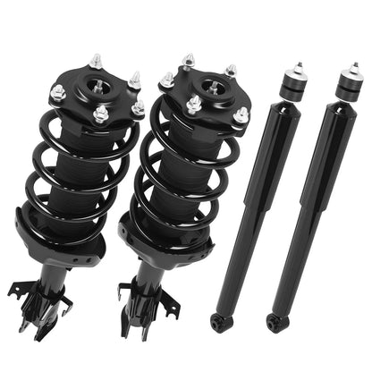Set of 4 Strut Coil Assemblies & Rear Shock Absorbers for RDX 2007-2012