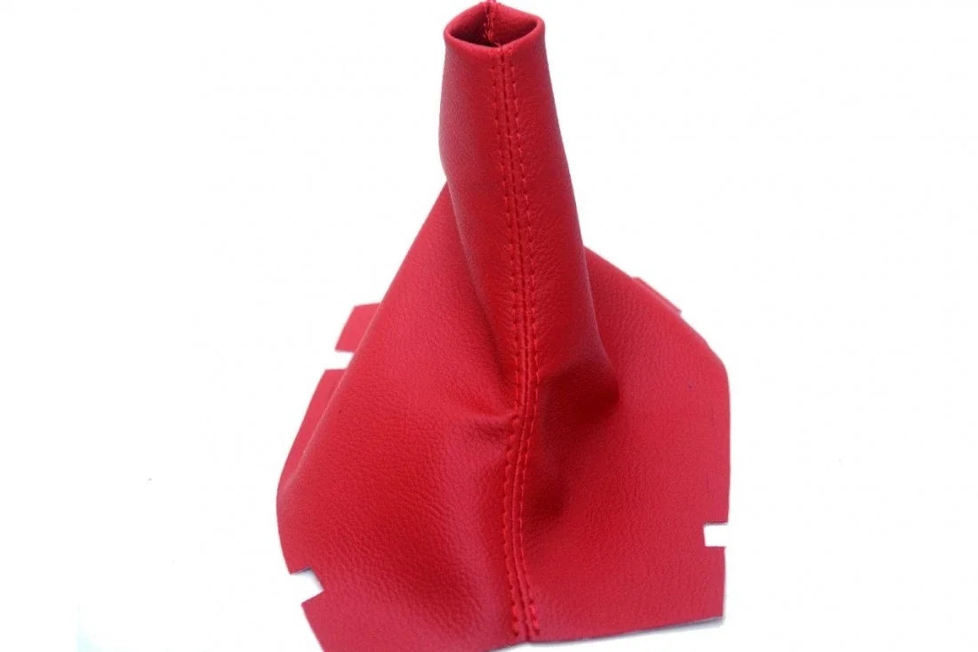 Leather Manual Shift Boot for Ford Mustang (2005–2009) Red