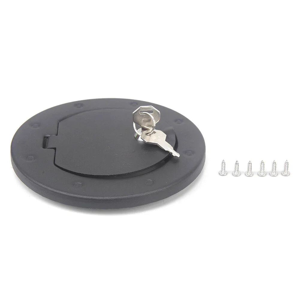 Locking Fuel Filler Cap with Key for JK Jeep Wrangler 2007-2017