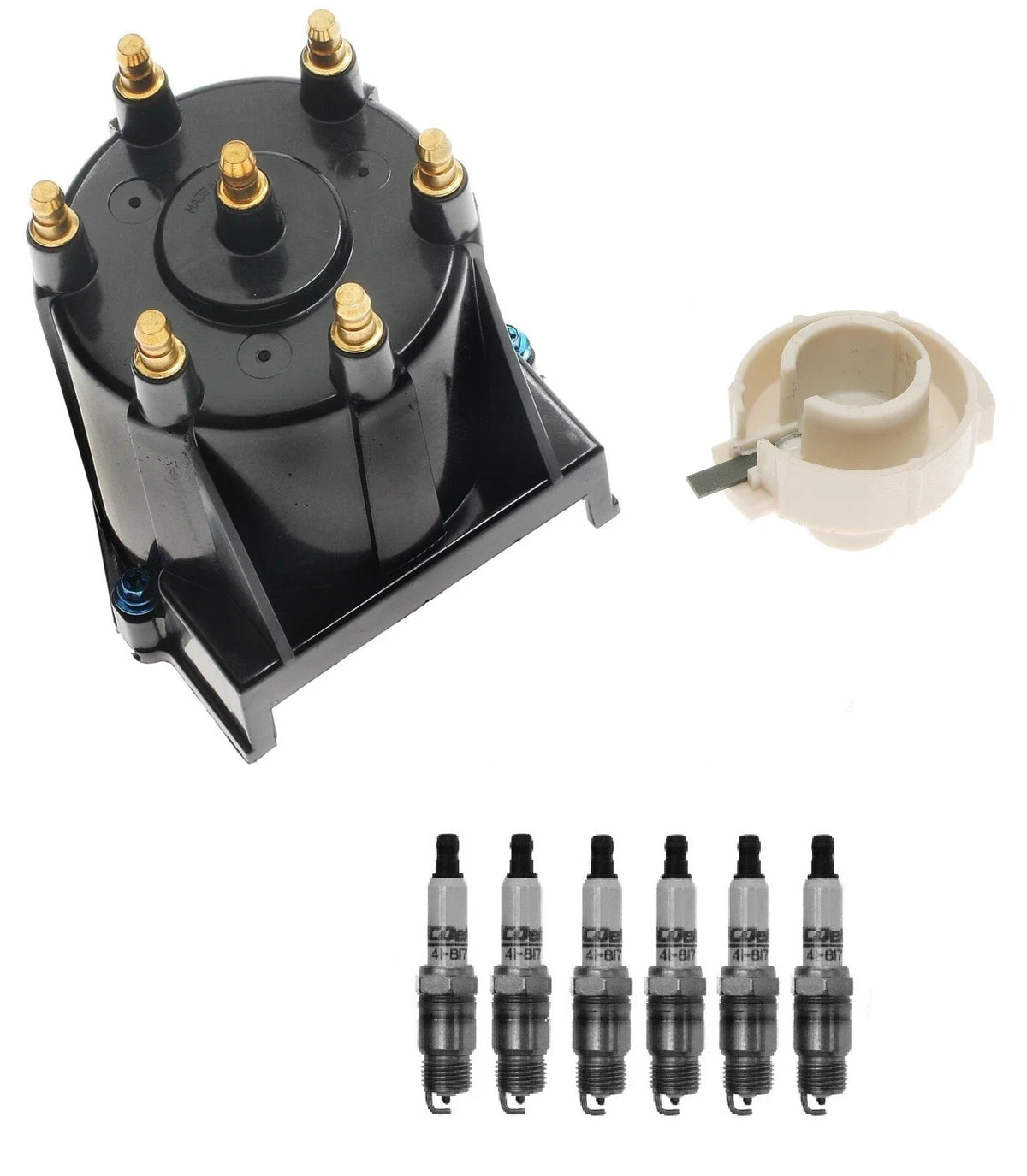 Distributor Rotor Cap & Spark Plugs Kit for GMC Sonoma 4.3L V6 (1991–1992) ZR9