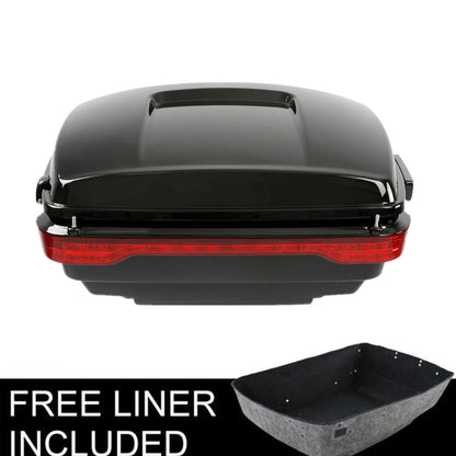 King Trunk 13.7" with LED Tail Light for 2014-2023 Harley Road Glide