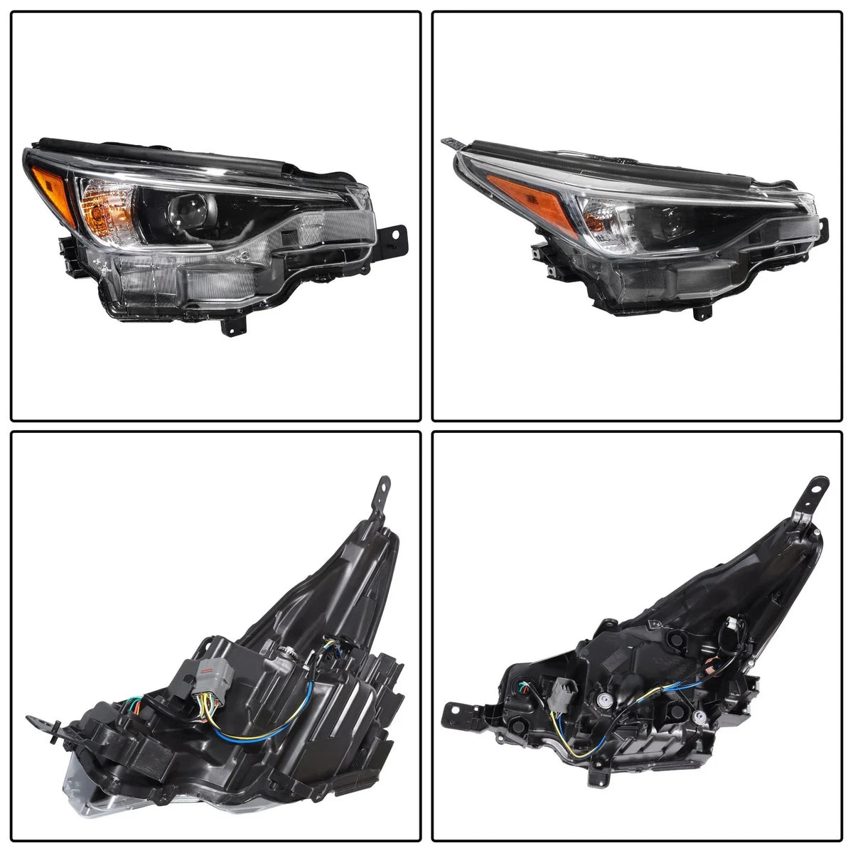 Headlight Assembly RH LED Black Housing for Subaru Impreza Crosstrek (2024–2025)