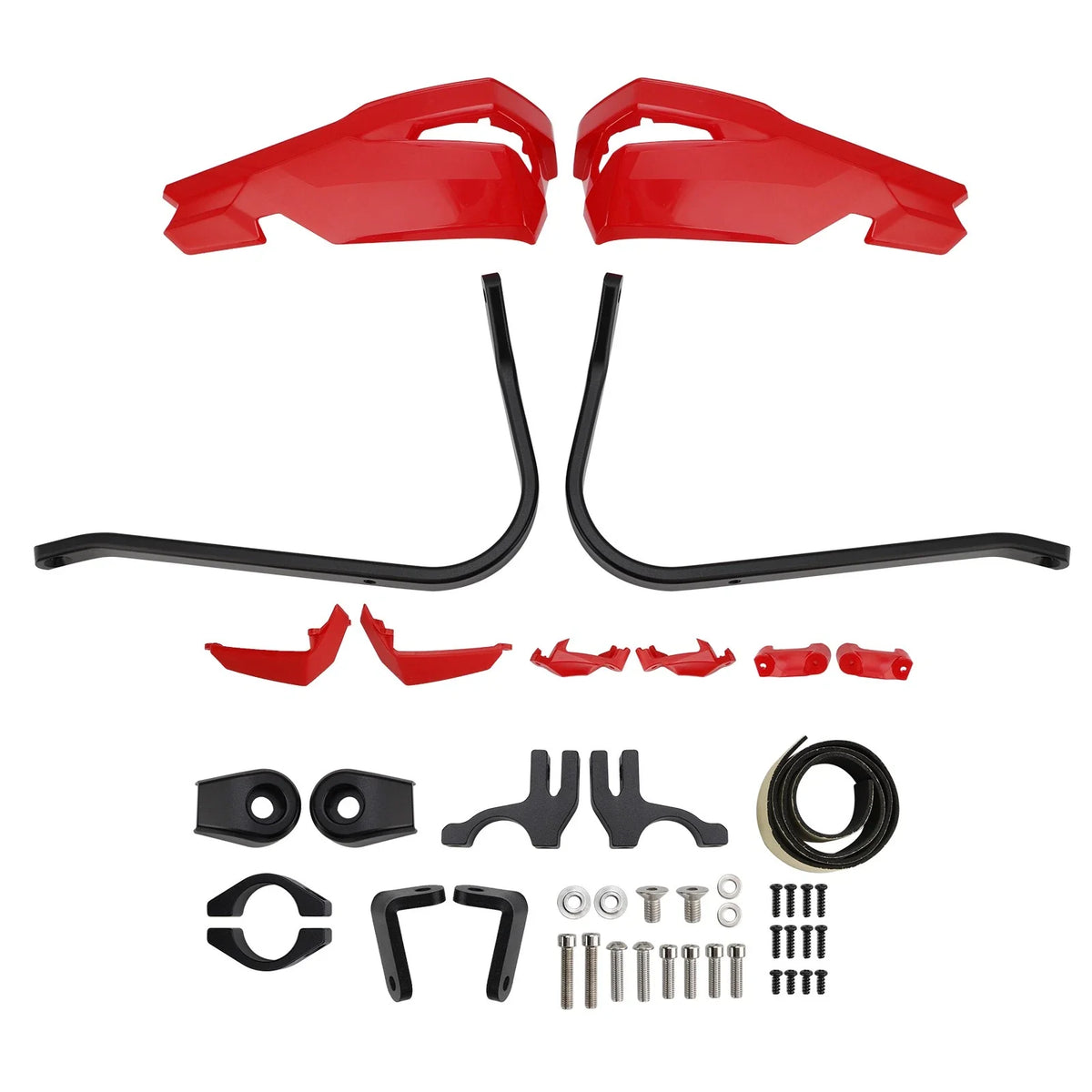 Red Handguard Protector for 2024–2025 Scrambler 400 X