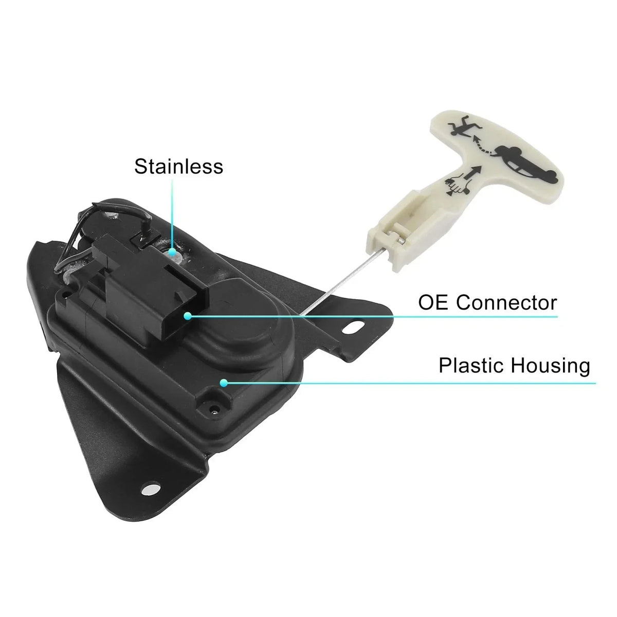 Rear Lock Actuator for Tailgate Dodge Chrysler (2011-2019)