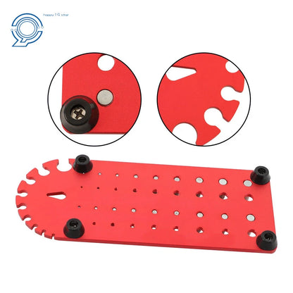 Nut and Bolt Thread Checker Gauge 18 Hole 3/32 to 1/2 Inch
