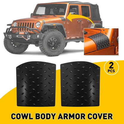 Cowl Body Armor Covers - 2 Pack for Jeep Wrangler JK (2007-2018)