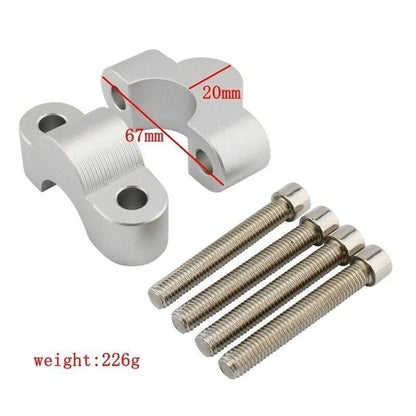 Handle Bar Clamp Riser 20mm CNC for BMW S1000XR 2020-2021