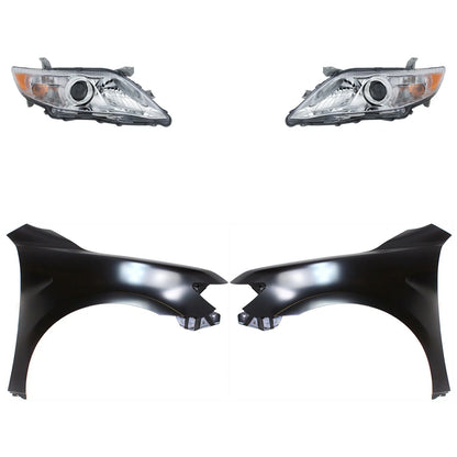 Headlight Kit for Toyota Camry (2010–2011) Left & Right Assy Halogen