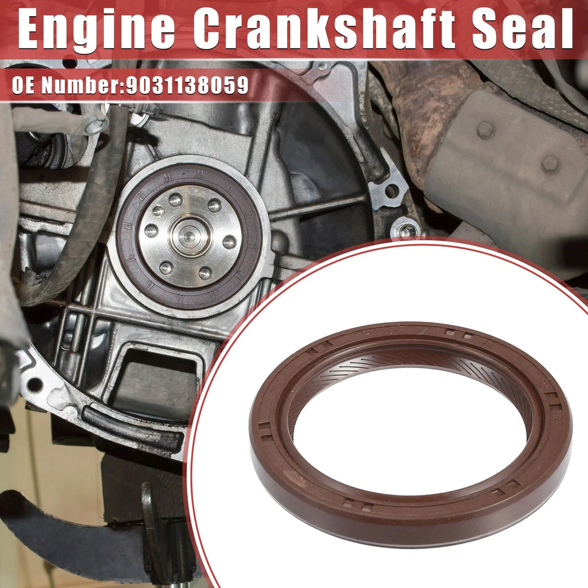 Engine Crankshaft Seal No. 9031138059 for Toyota Corolla (1998–2008)