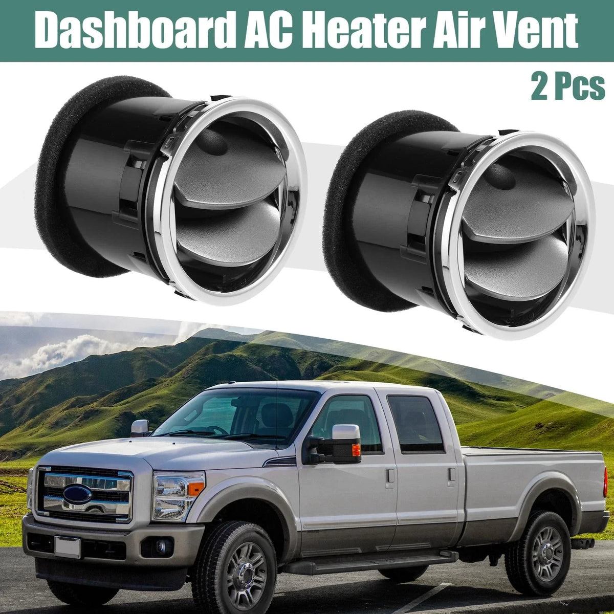 2 Pcs Front AC Heater Air Vent 8L3Z19893BA for Ford F-150 (2004–2008)