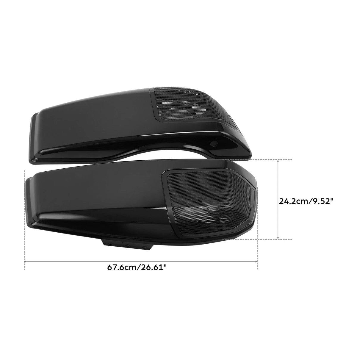 6x9" Saddlebag Speaker Lids for Harley CVO Street Road Glide (2023–2025)
