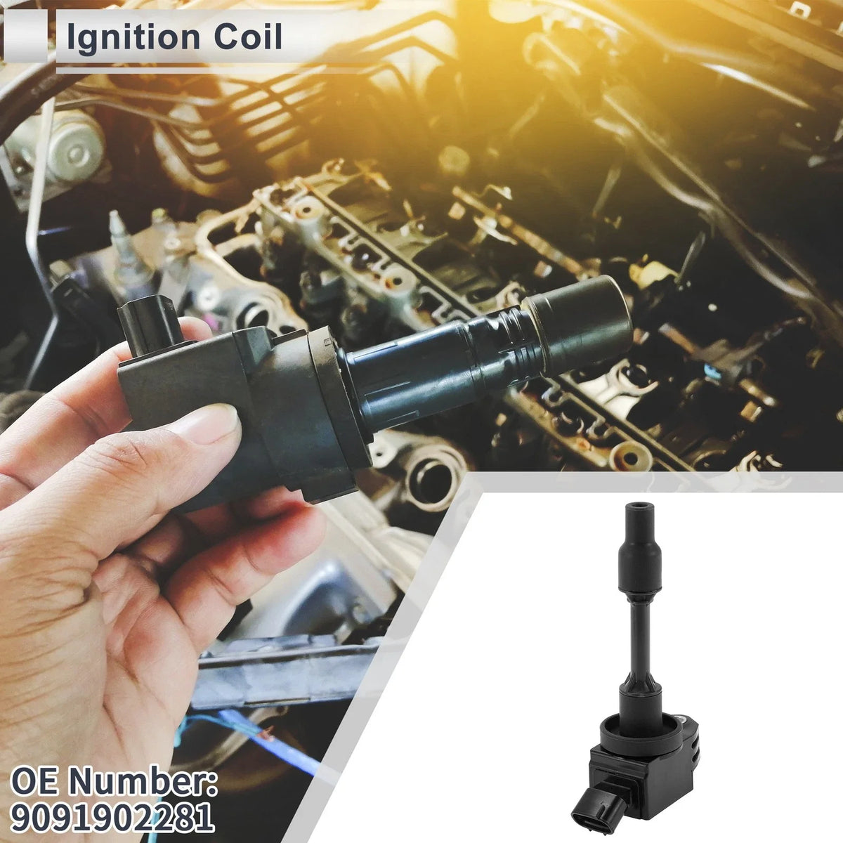 Ignition Coil Pack for Toyota Aygo (2014–2016) OE 9091902281