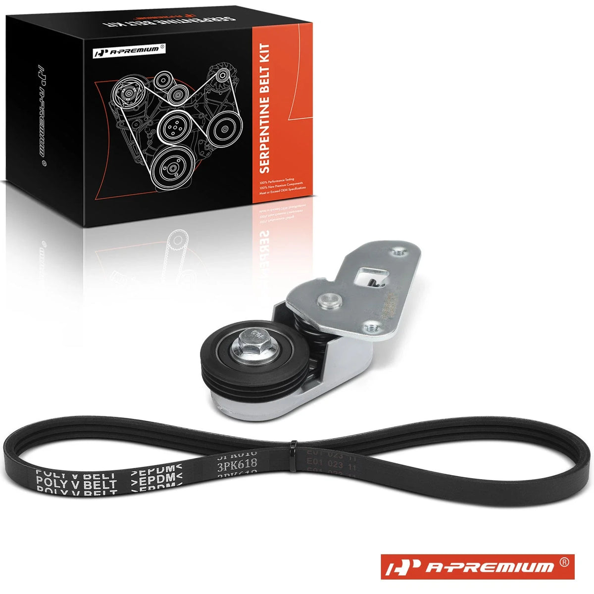 2X Serpentine Belt Drive Component Kit for Buick Lucerne (2006–2011)