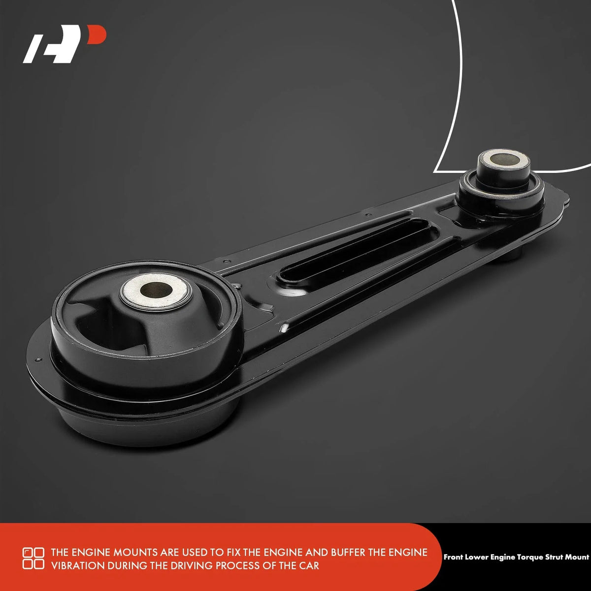 Front Torque Strut Mount - Lower for Nissan Rogue 2008-2013