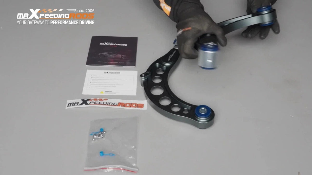 2X Rear Adjustable Camber Arms w/ Poly Bushings for Honda Civic CR-V (2016–2021)